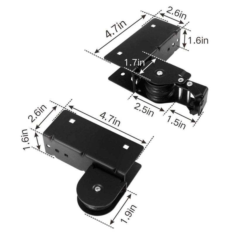 ASMSW Kayak Ceiling Storage Bike Ceiling Mount Kayak Hoist Lift Storage Garage Pulley System for Canoe Paddleboard Bike Ladder 100 lbs Capacity with Straps - Image 3